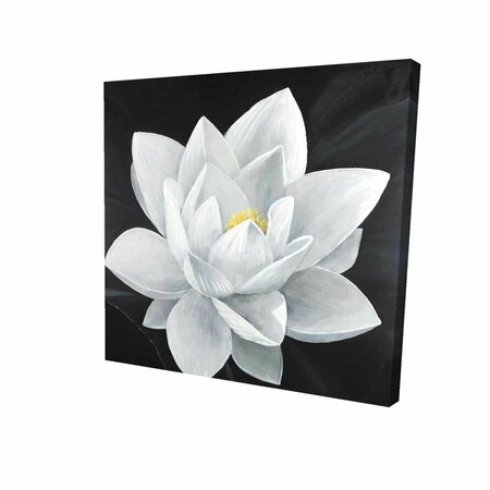 FONDO 16 x 16 in. Overhead View of A Lotus Flower-Print on Canvas FO2792118